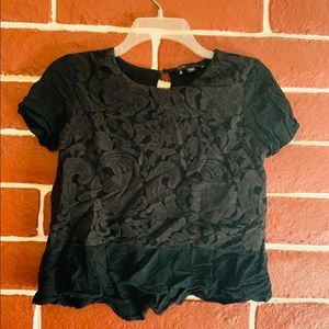 Black Lace Top